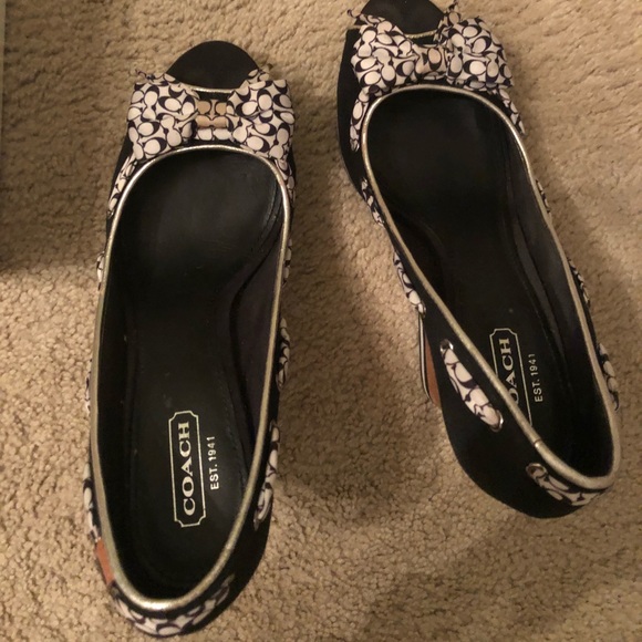 Coach wedges with original box - Picture 2 of 3